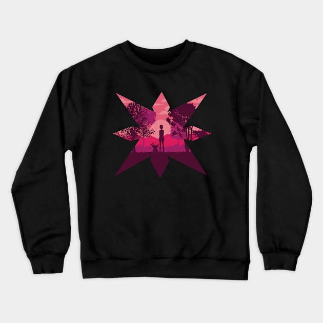 Light Crewneck Sweatshirt by Daletheskater